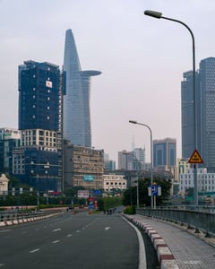 Ngã rẽ vào Quận 1 và Hầm Thủ Thiêm