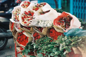 Quầy hoa tươi