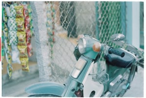Chiếc xe Honda Supper Cup cũ