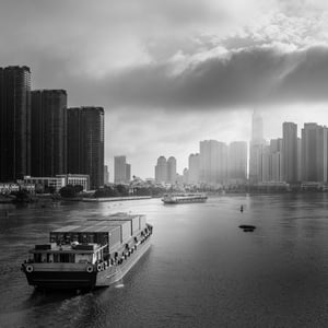 Ferries Crossing River