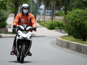 Tài xế công nghệ Shopee Food