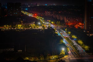 Night Street of China