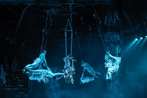 Vở xiếc "Vùng đất Kỳ bí" (phân cảnh "Thủy thần")