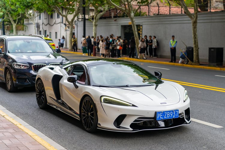 McLaren on the street of China