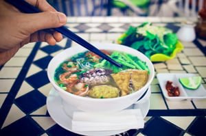 Bún bề bề ở Hạ Long