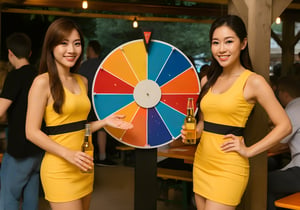 PG Girls in a Beer Garden
