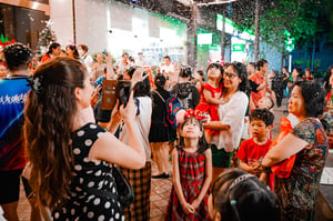 Christmas Festive Event in a residential area