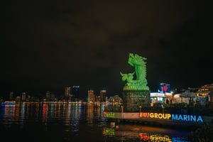 Tượng Cá chép hóa rồng ở Đà Nẵng