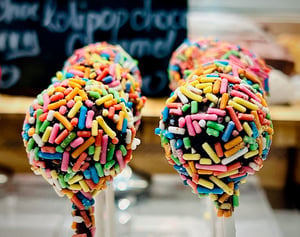 Colorful lolipops
