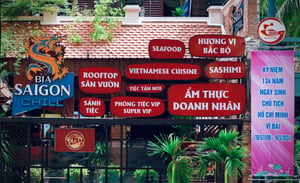 Saigon Chill Signage