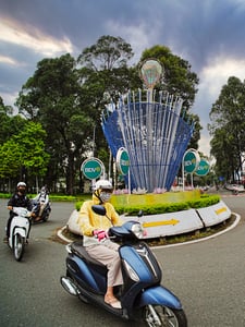 BIDV tài trợ vòng xoay Nhà thờ Đức Bà