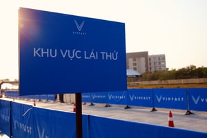 Khu vực lái thử xe ôtô