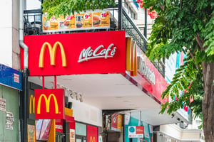 McCafe & McDonald signage