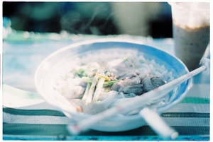 Món bún thịt sườn
