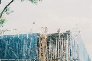 Công trường đang thi công