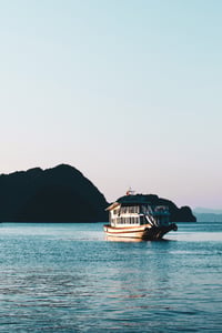 A lonely boat