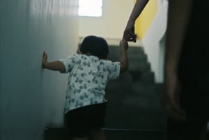 Holding hand