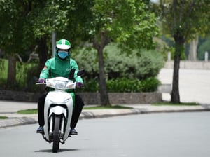 Tài xế công nghệ Grab Bike