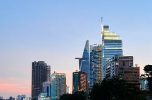 Downtown Ho Chi Minh City
