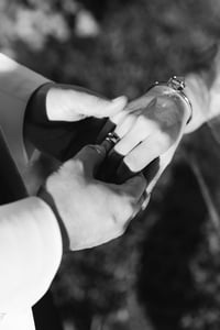 Wedding Ring the the Vow