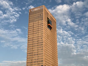 Pearl Plaza in the afternoon