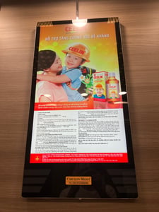 Ceelin Ad in Elevator