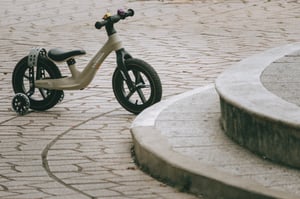 Chiếc xe đạp tập trôi trẻ em