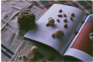 Almond & coconut candy concept