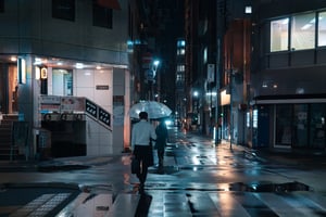 Walking in the rain