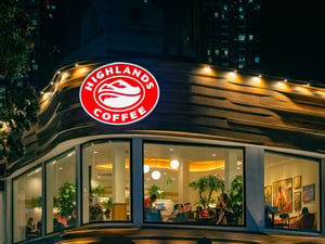 Quán cafe Highland Coffee