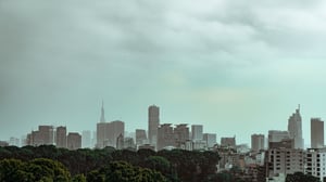 Ho Chi Minh Grey Skyline