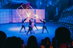 Vở xiếc "Vùng đất Kỳ bí" (phân cảnh "Ninja")