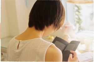 A peaceful reading moment