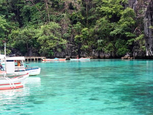 Boat Stop at Kayangan