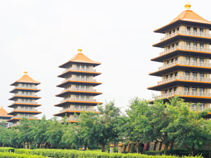 Towers of Fo Guang Shan