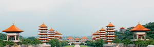 Các tòa tháp tại Phật Quang Sơn