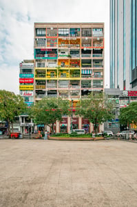 The biggest and open food court in down-town Ho Chi Minh