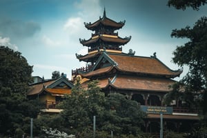 Chùa Pháp Hoa trên đường Lê Văn Sỹ
