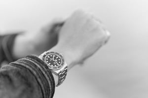 A luxury Rolex Submariner watch