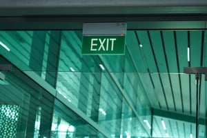 Exit sign