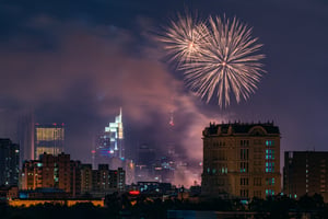 Pháo hoa Bầu trời đêm Hồ Chí Minh