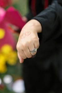Love Heart Couples Diamond Ring