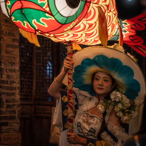 Art Performer in Wuzhen, China