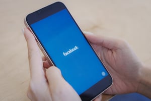 Facebook on smartphone