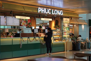 Cửa hàng Phúc Long ở sân bay Phú Quốc