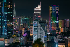 Ho Chi Minh City Night Light