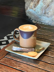 A nice latte coffee cup in RuNam
