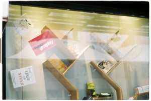 Decorative bookstore display