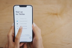 Sign up for TikTok