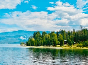 Vẻ đẹp của hồ Kootenay